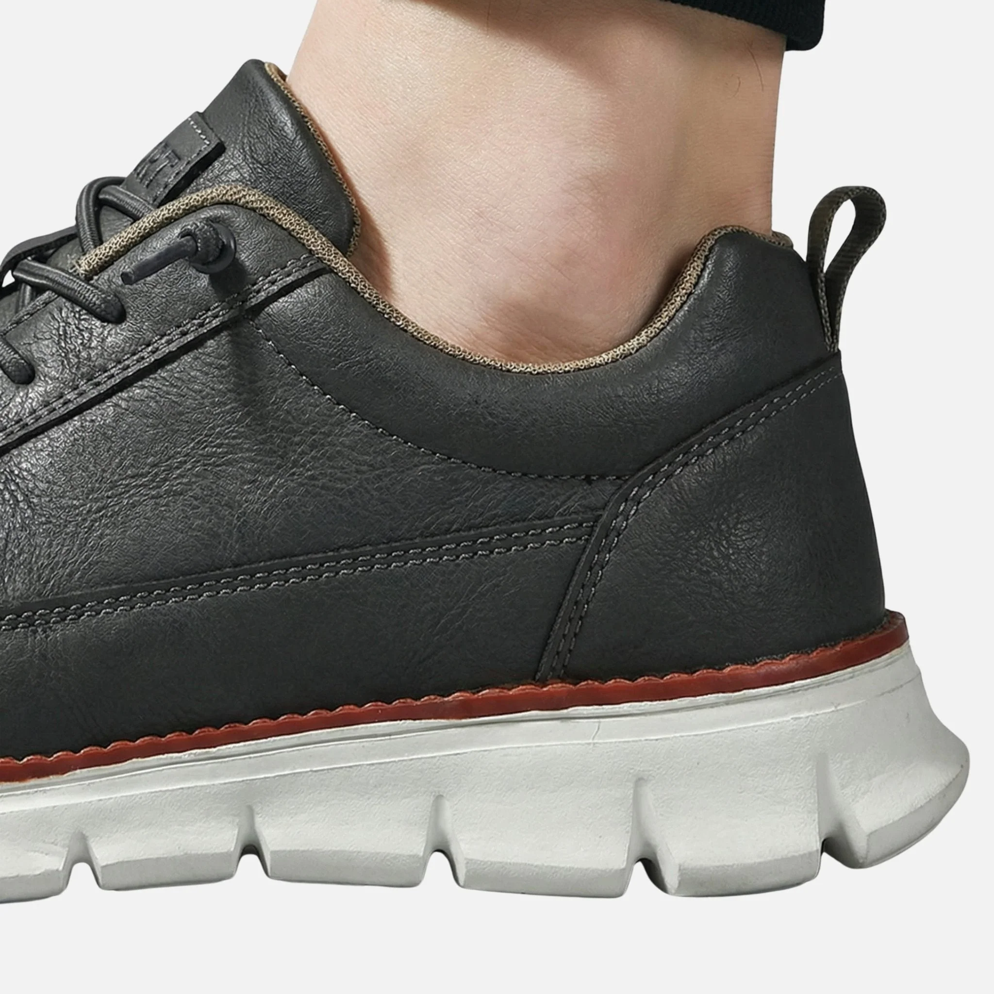 Xaver | Herren Kunstleder Freizeitsneaker Komfort – Kunstleder Sneaker Herren - Image 6