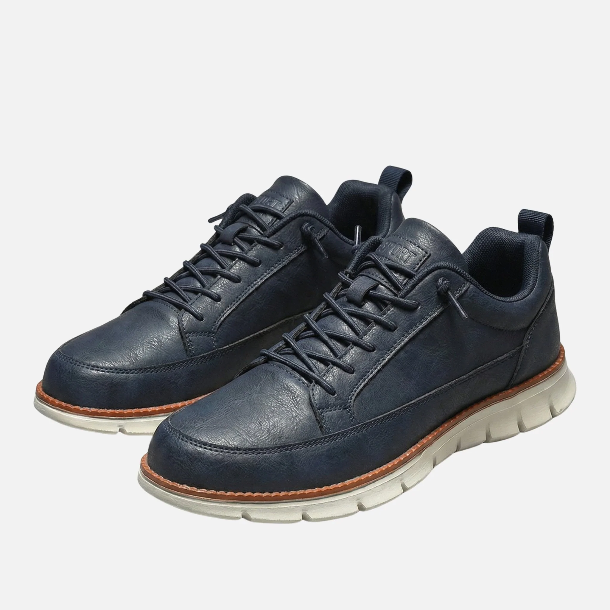Xaver | Herren Kunstleder Freizeitsneaker Komfort – Kunstleder Sneaker Herren - Image 7