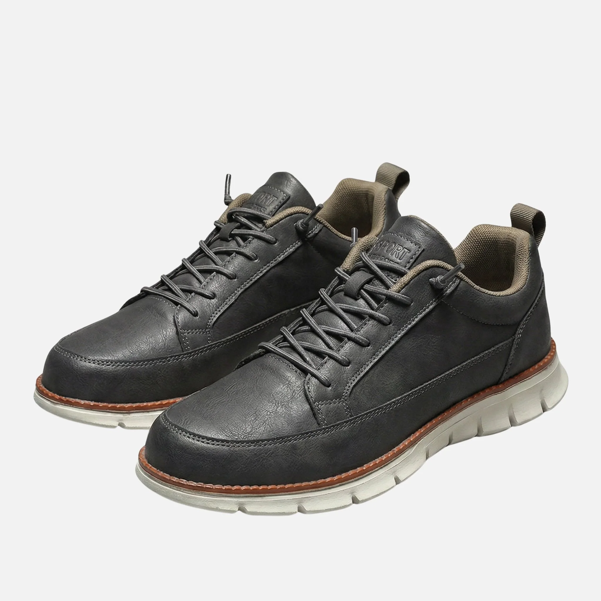 Xaver | Herren Kunstleder Freizeitsneaker Komfort – Kunstleder Sneaker Herren - Image 8