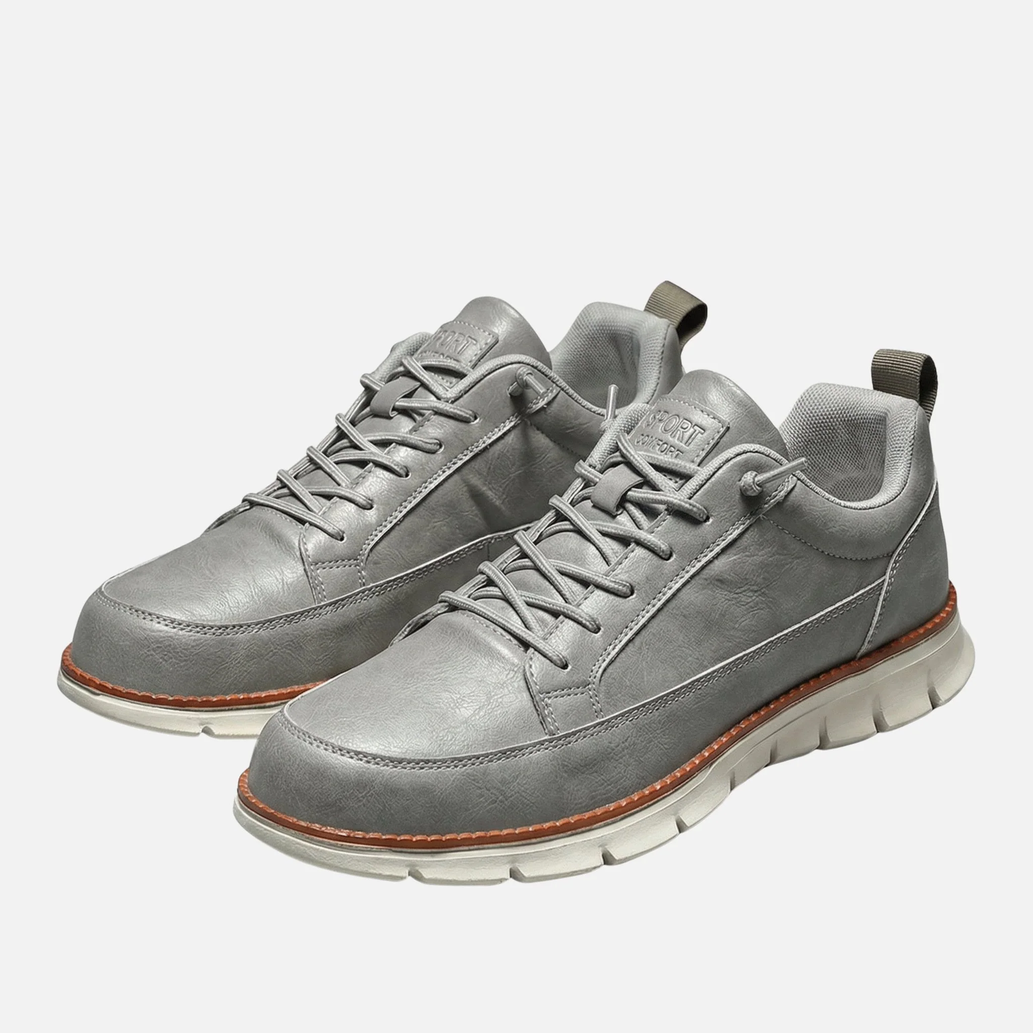 Xaver | Herren Kunstleder Freizeitsneaker Komfort – Kunstleder Sneaker Herren - Image 9
