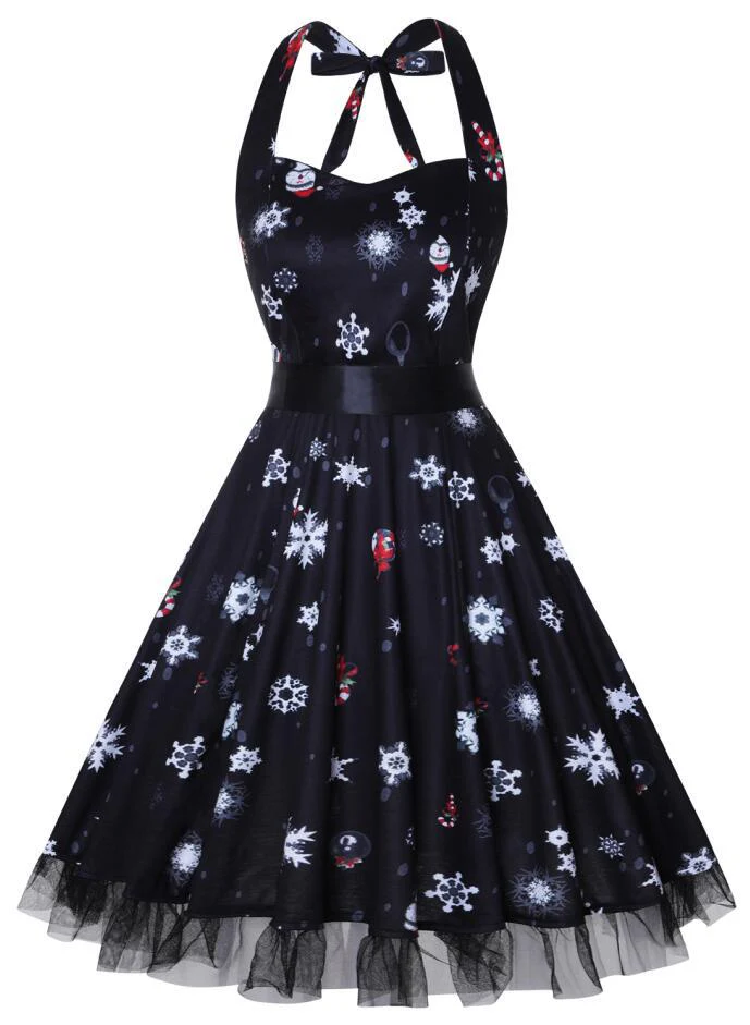 Kürbis Druck Lange Ärmel Halloween Kostum Kleid | Midi - Image 2