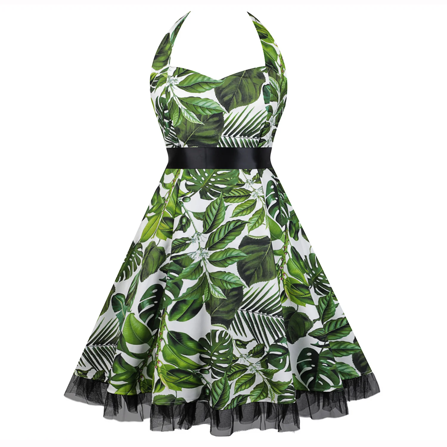 Kürbis Druck Lange Ärmel Halloween Kostum Kleid | Midi - Image 3