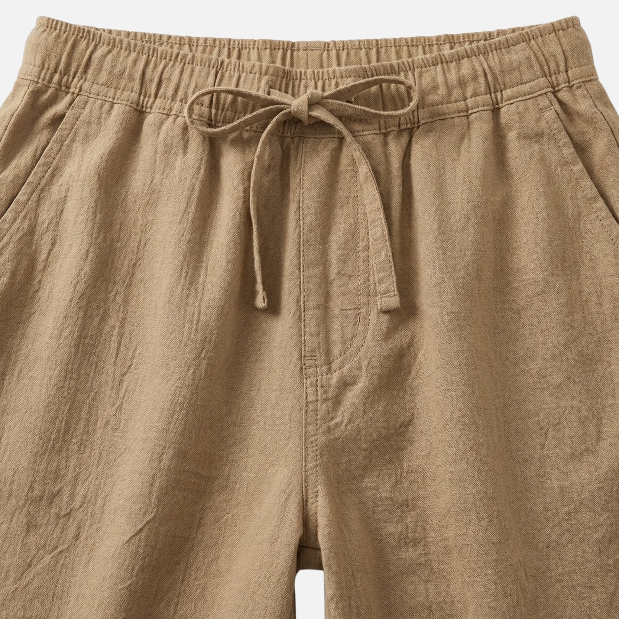 Uwe | Herren Kurze Baumwollhose Tunnelzug – Baumwoll Shorts Herren Sommer - Image 6