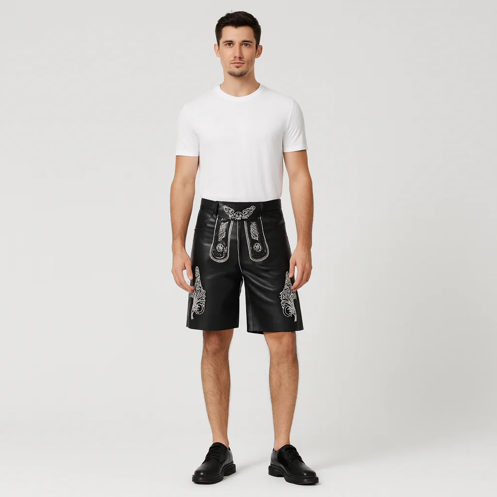 Kurze Wildbock Lederhose Hein - Image 2