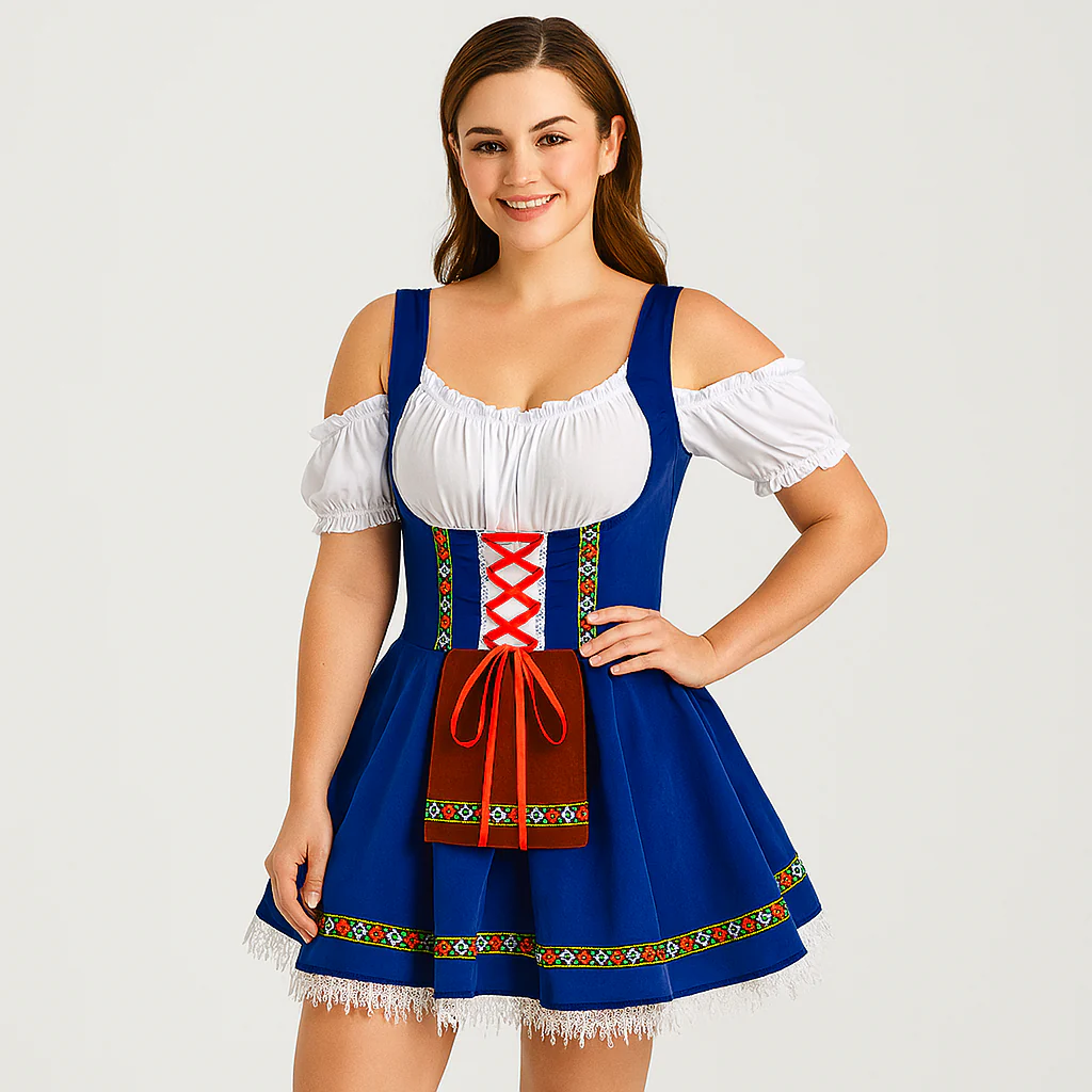 Kurzes Dirndl Kleid – Bayerisches Trachtenkleid für Frauen - Image 5
