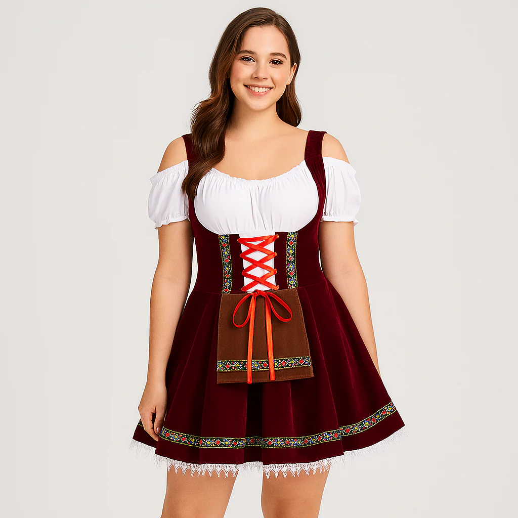 Kurzes Dirndl Kleid – Bayerisches Trachtenkleid für Frauen - Image 7