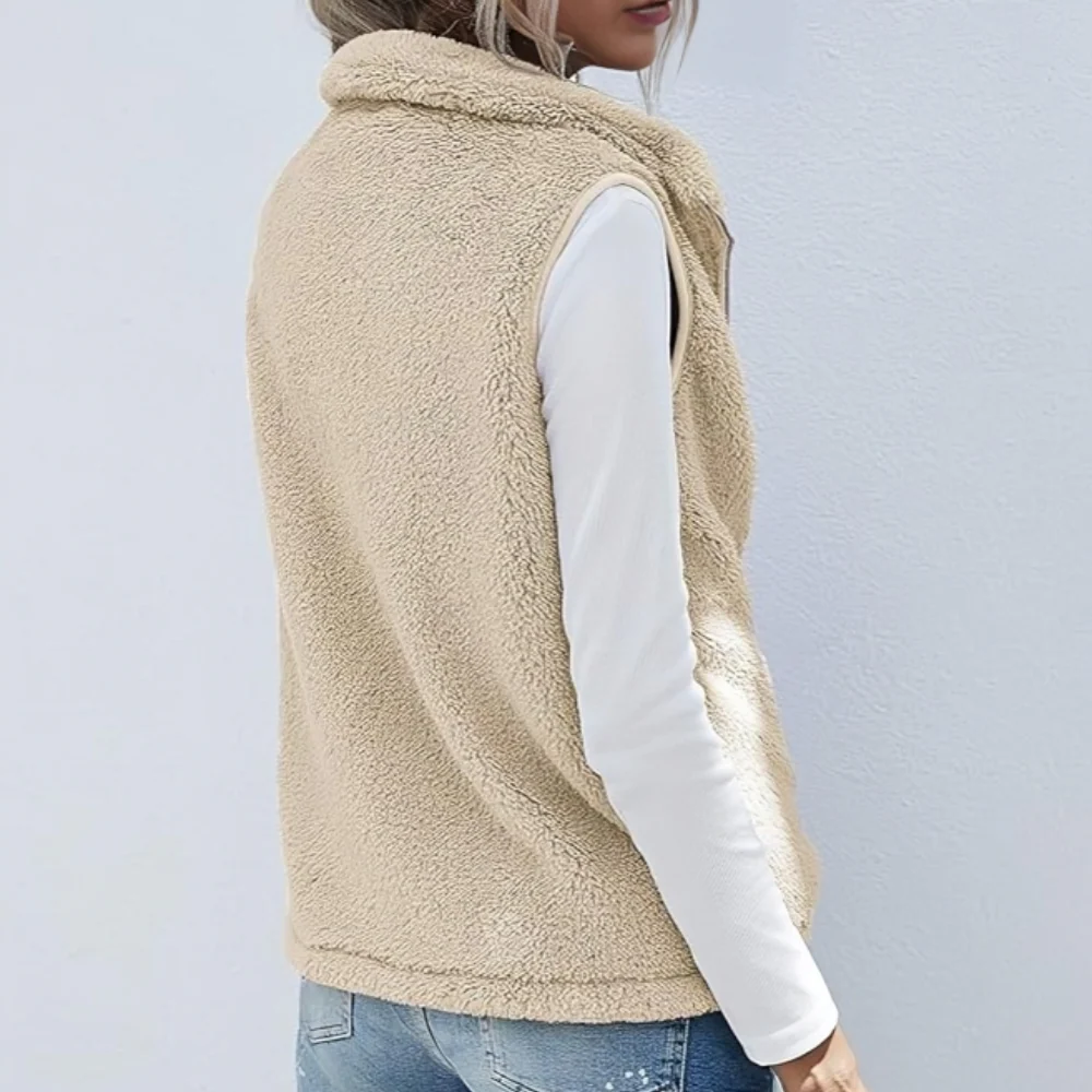 Kuschelige Weste für Damen | Mit Reißverschluss - Image 2