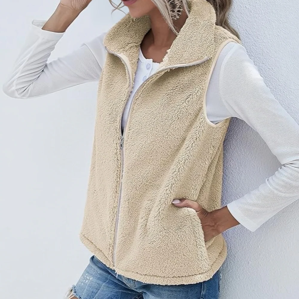 Kuschelige Weste für Damen | Mit Reißverschluss - Image 5