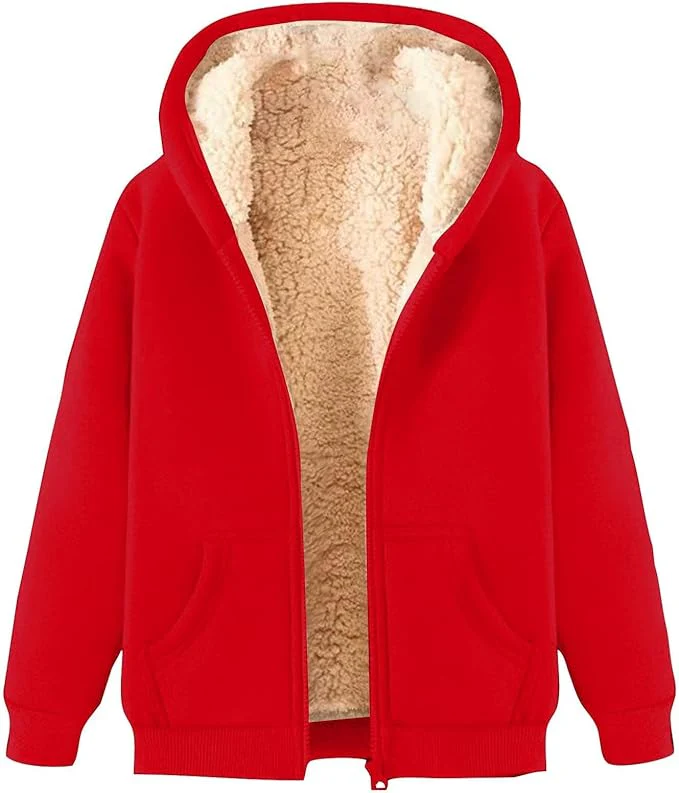Kuscheliger Fleece-Kapuzenpullover für Frauen - Tamara - Image 3