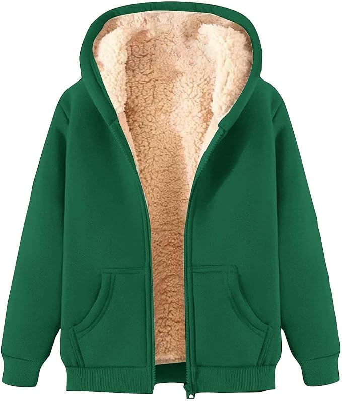 Kuscheliger Fleece-Kapuzenpullover für Frauen - Tamara - Image 4
