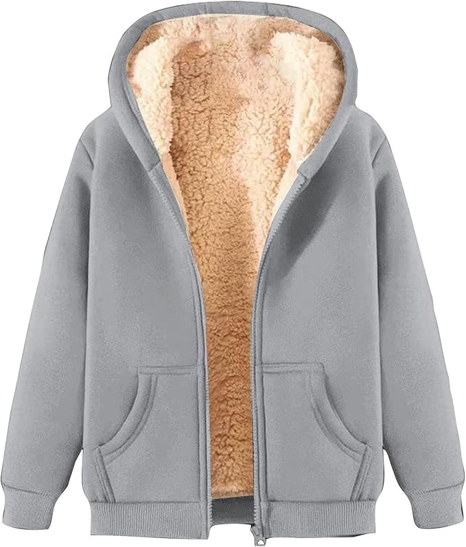 Kuscheliger Fleece-Kapuzenpullover für Frauen - Tamara - Image 5
