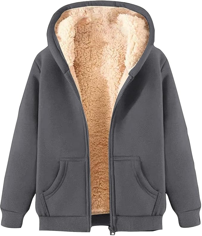Kuscheliger Fleece-Kapuzenpullover für Frauen - Tamara - Image 6