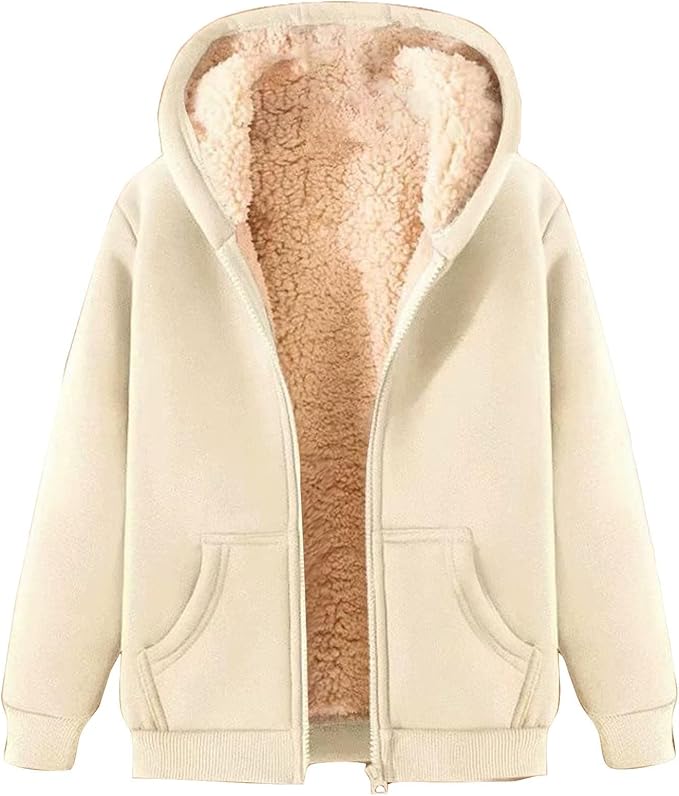 Kuscheliger Fleece-Kapuzenpullover für Frauen - Tamara - Image 8