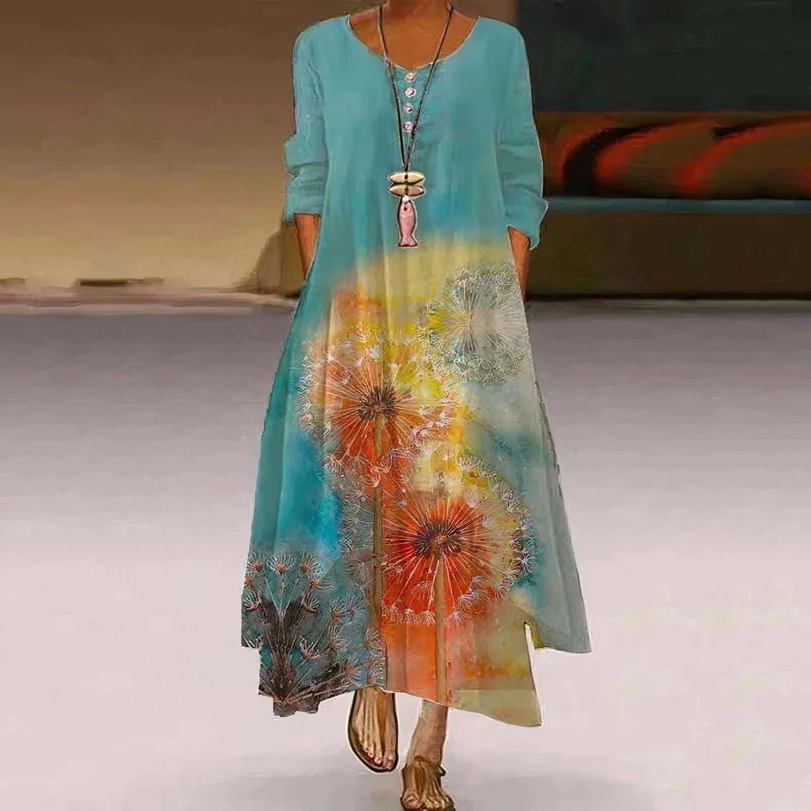 Kylie | Elegantes Damen-Sommerkleid aus Baumwolle - Image 3