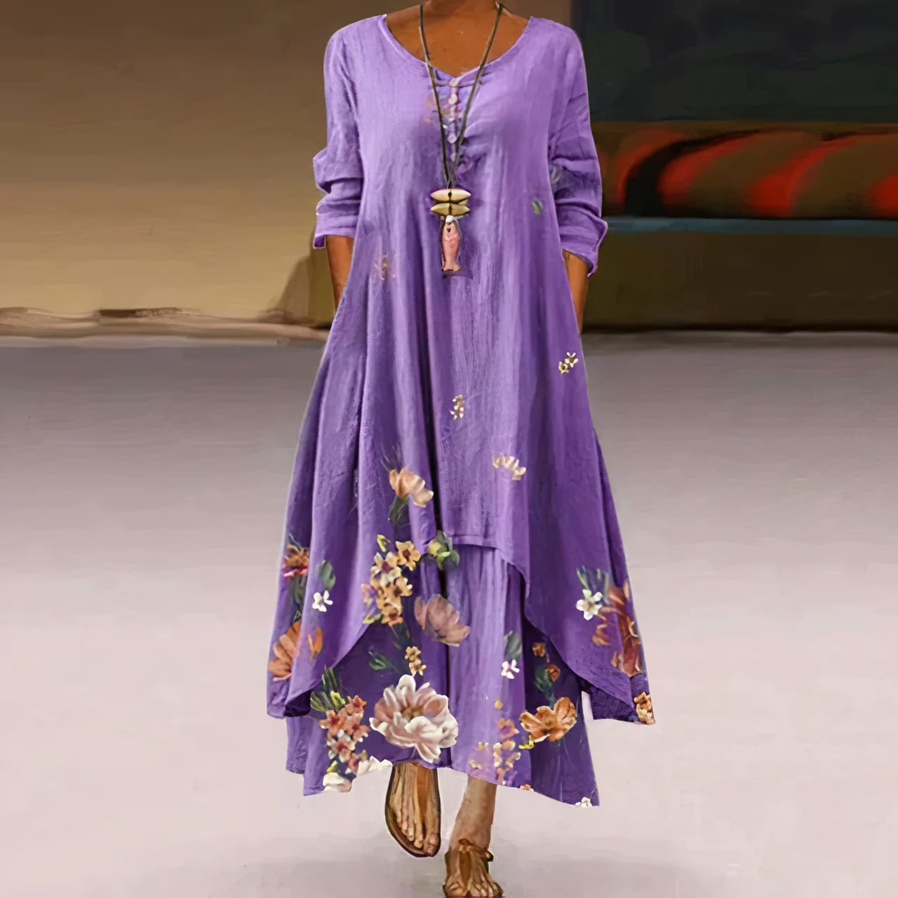 Kylie | Elegantes Damen-Sommerkleid aus Baumwolle - Image 4
