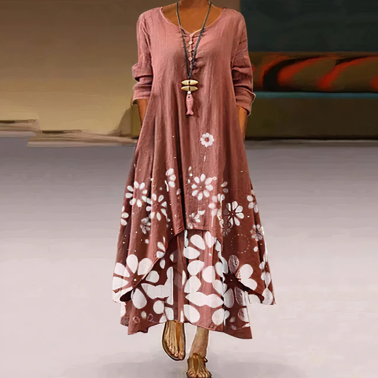 Kylie | Elegantes Damen-Sommerkleid aus Baumwolle - Image 5
