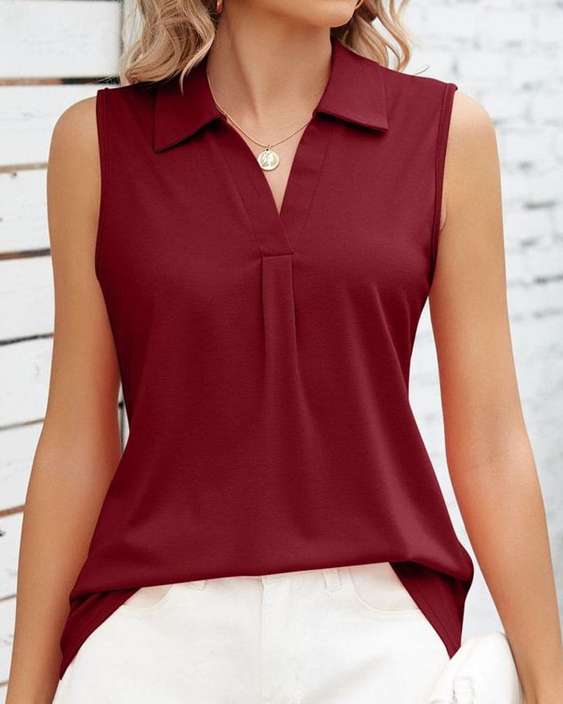 Kylie | Leichte ärmellose Bluse - Image 5