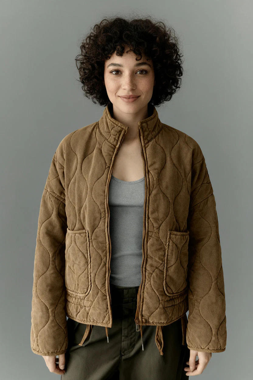 Kyrie | Damen Steppjacke Mit Hohem Kragen - Image 8