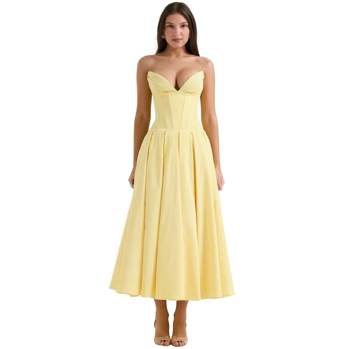 Larissa | Damen Korsett Midi Kleid Besondere Anlässe – Korsett Midi Elegant 2026 - Image 12