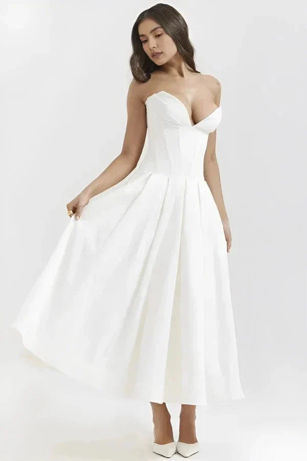 Larissa | Damen Korsett Midi Kleid Besondere Anlässe – Korsett Midi Elegant 2026 - Image 7