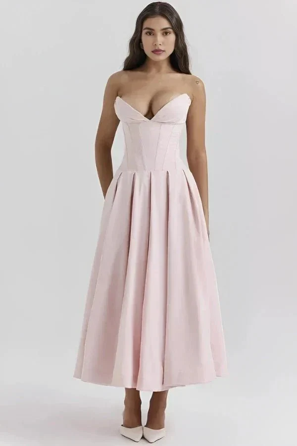Larissa | Damen Korsett Midi Kleid Besondere Anlässe – Korsett Midi Elegant 2026 - Image 9