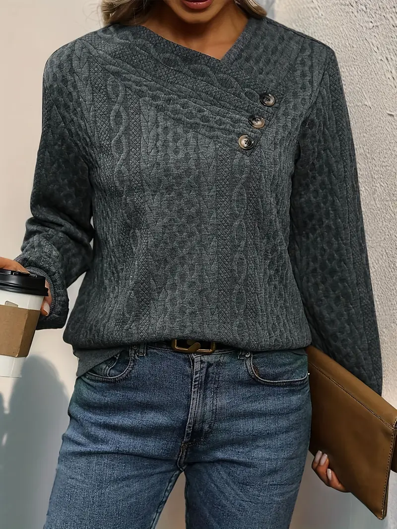 LAESSIGER PULLOVER | MODISCHER SCHULTER-SCHNITT - Image 2