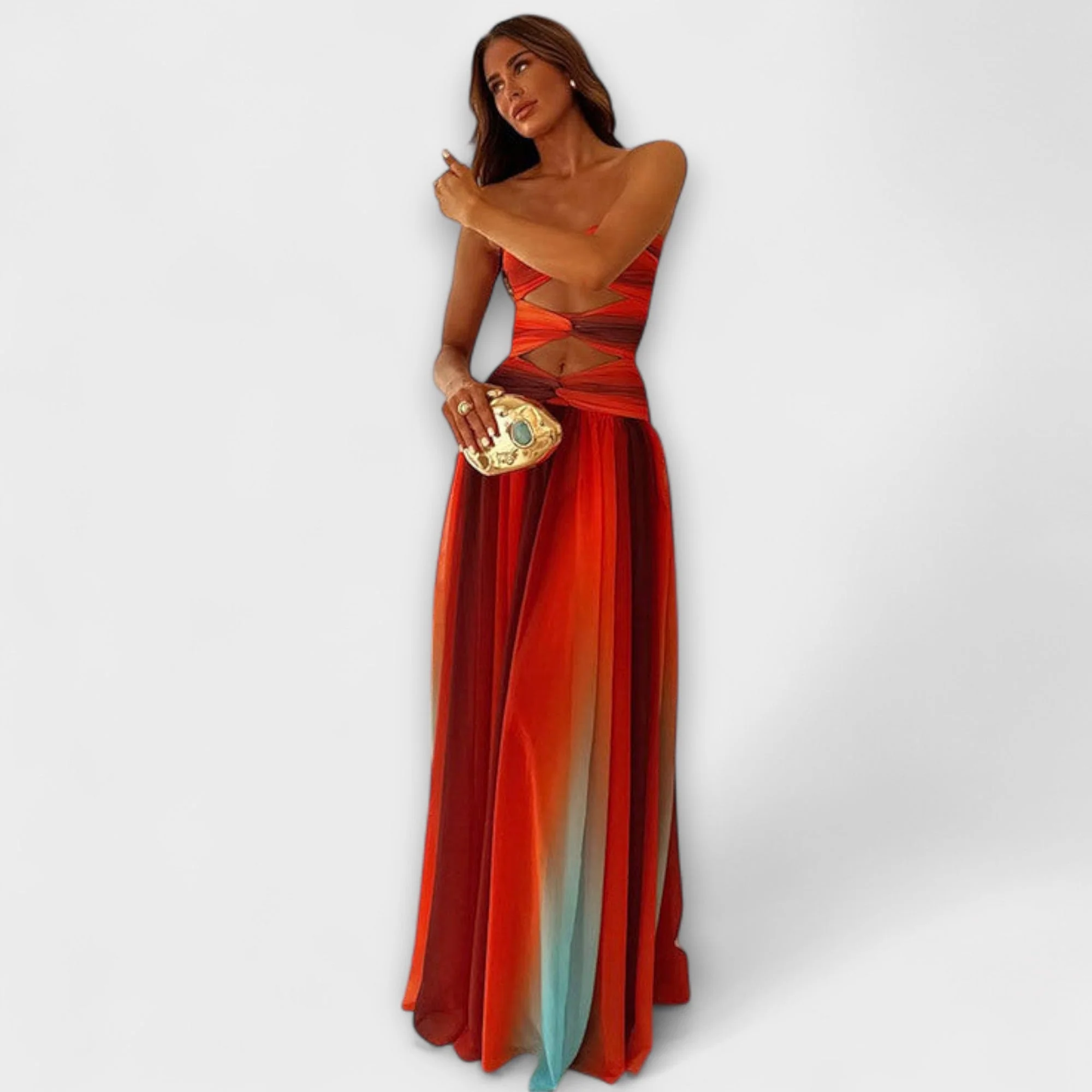 Laney - Maxikleid mit Off-Shoulder-Design - Image 2