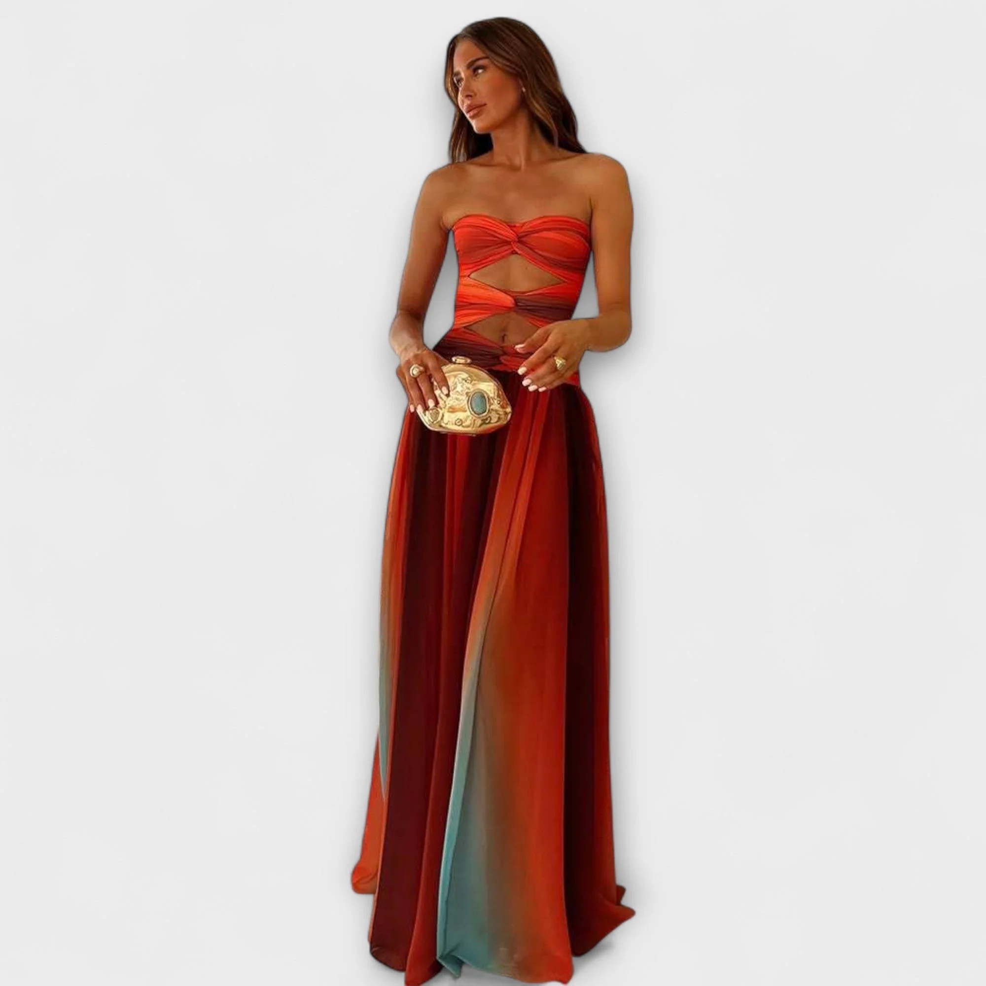 Laney - Maxikleid mit Off-Shoulder-Design - Image 3