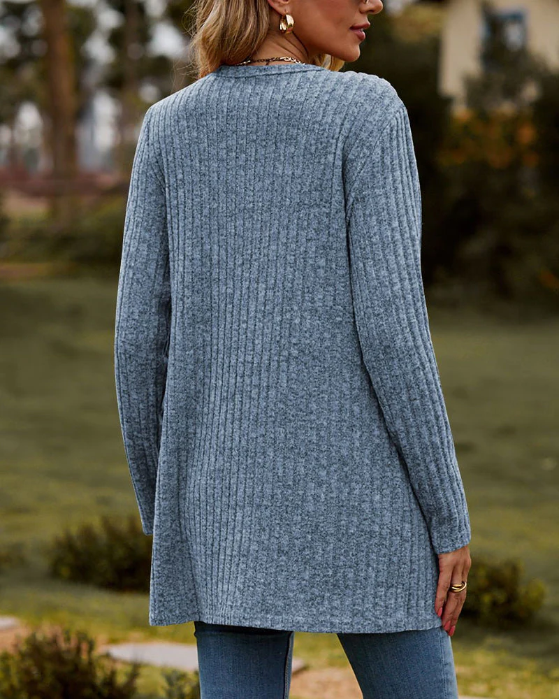 Langärmelige Strickjacke für Damen - Image 2