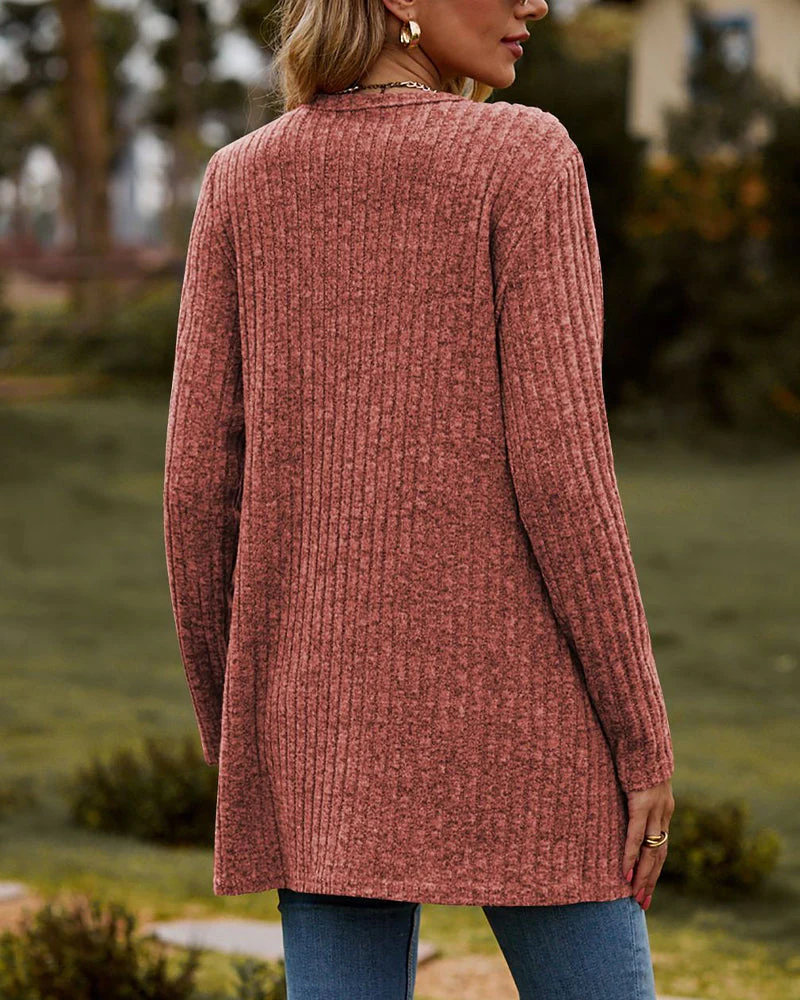 Langärmelige Strickjacke für Damen - Image 4