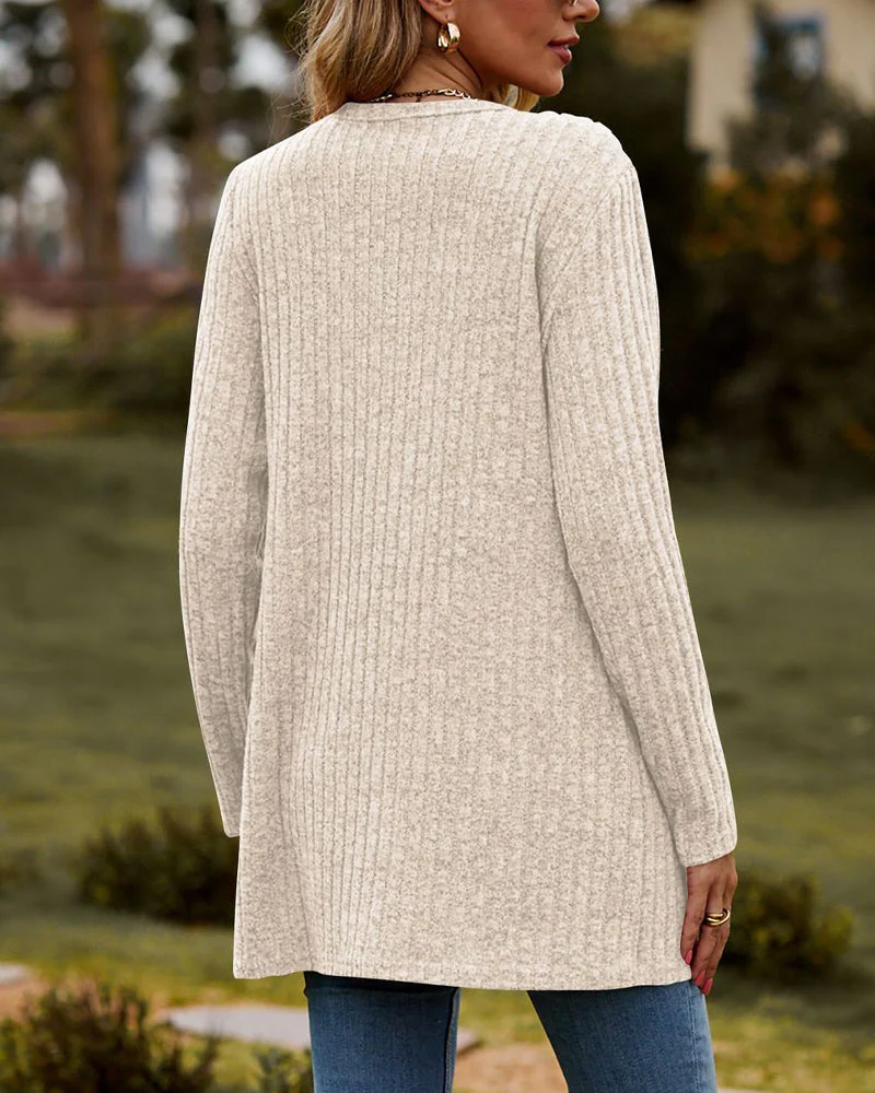 Langärmelige Strickjacke für Damen - Image 6