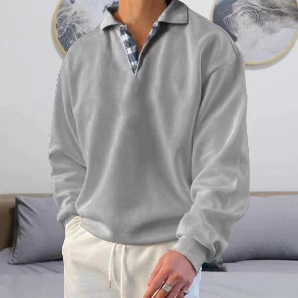 Langärmeliges Herren-Polo - Image 8