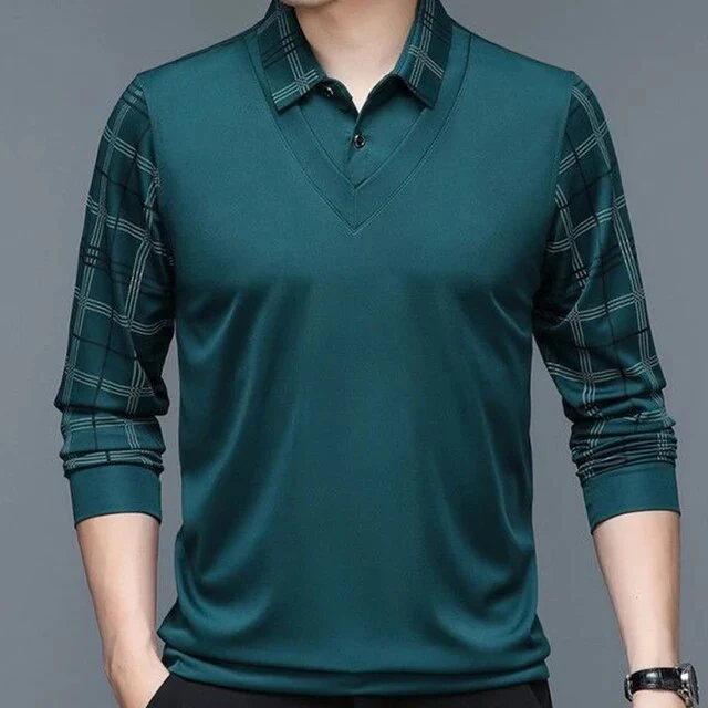 Langärmeliges Polo für Männer - Tobias - Image 6