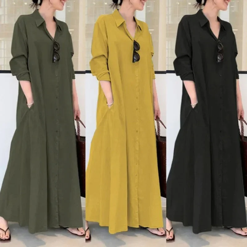 Langärmeliges Polokleid für Damen - Image 2