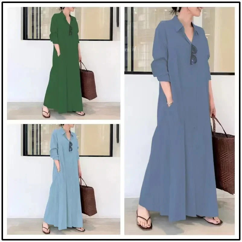 Langärmeliges Polokleid für Damen - Image 4