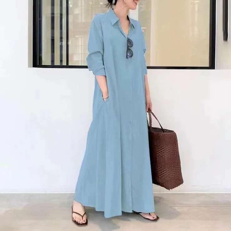Langärmeliges Polokleid für Damen - Image 8