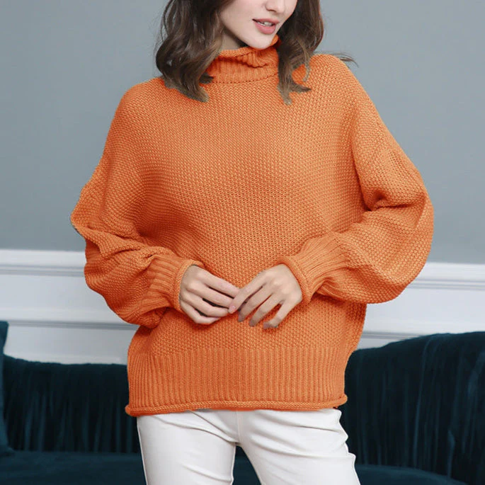 LANGÄRMIGER HOHER KRAGEN PULLOVER | ELEGANTER, BEQUEMER STIL - Image 4