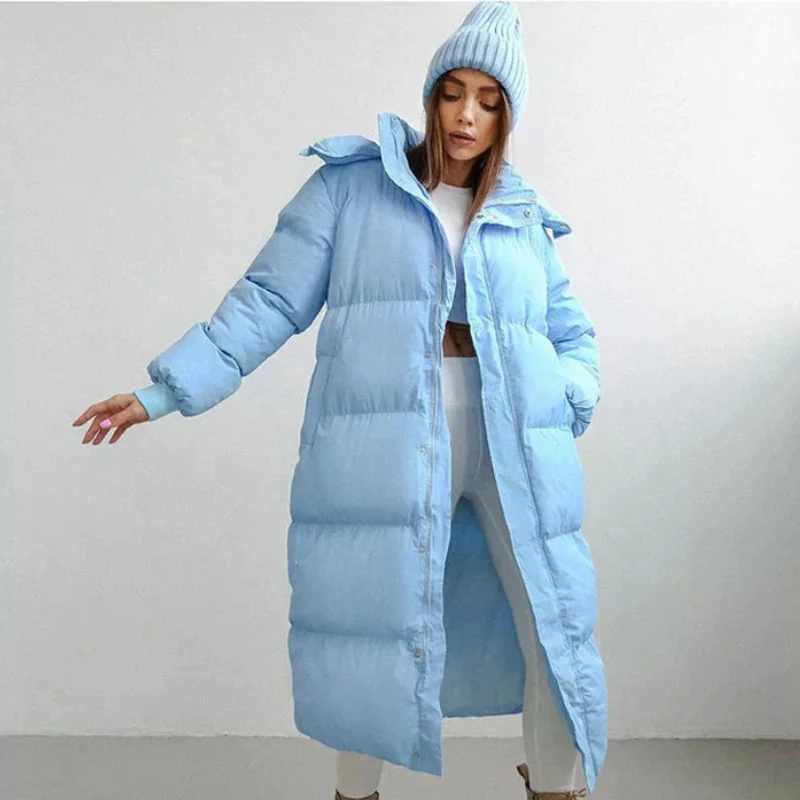 Lange warme Damen-Pufferjacke | Winter - Image 5