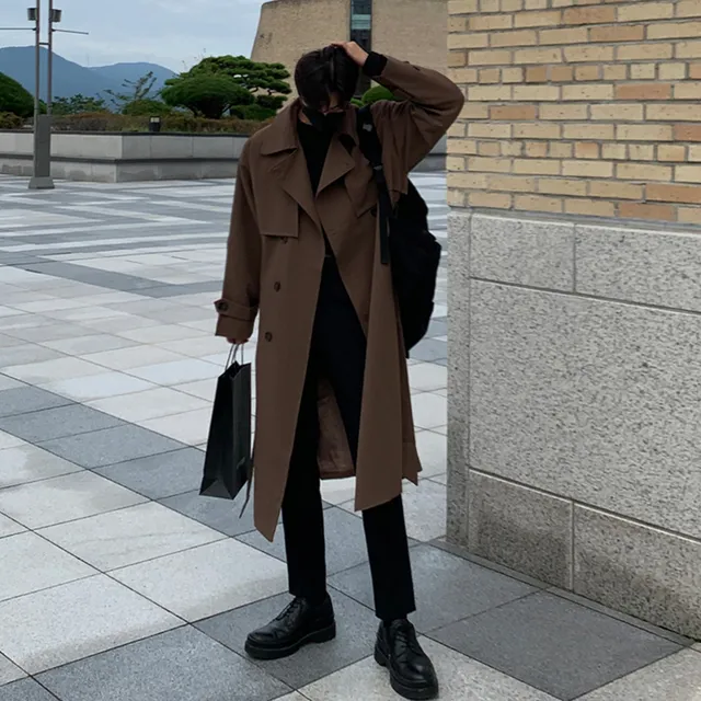 Langer stilvoller Trenchcoat für Männer - Gerolf - Image 3