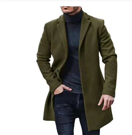 Langer Trenchcoat für Herren - Image 3