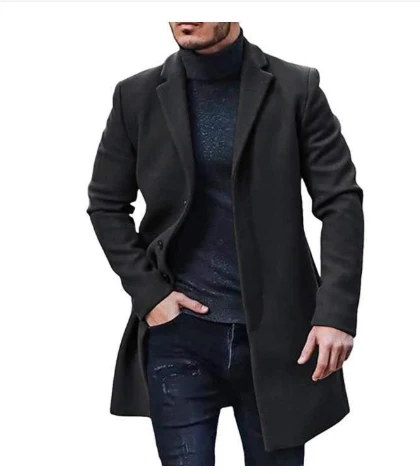 Langer Trenchcoat für Herren - Image 5