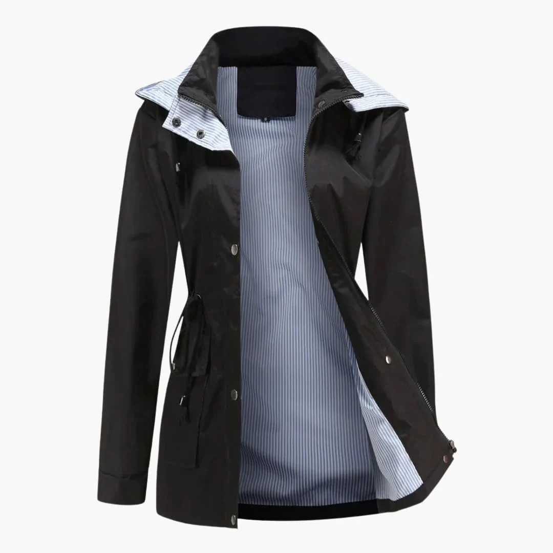 Langer Trenchcoat mit Kapuze für Damen - Image 4