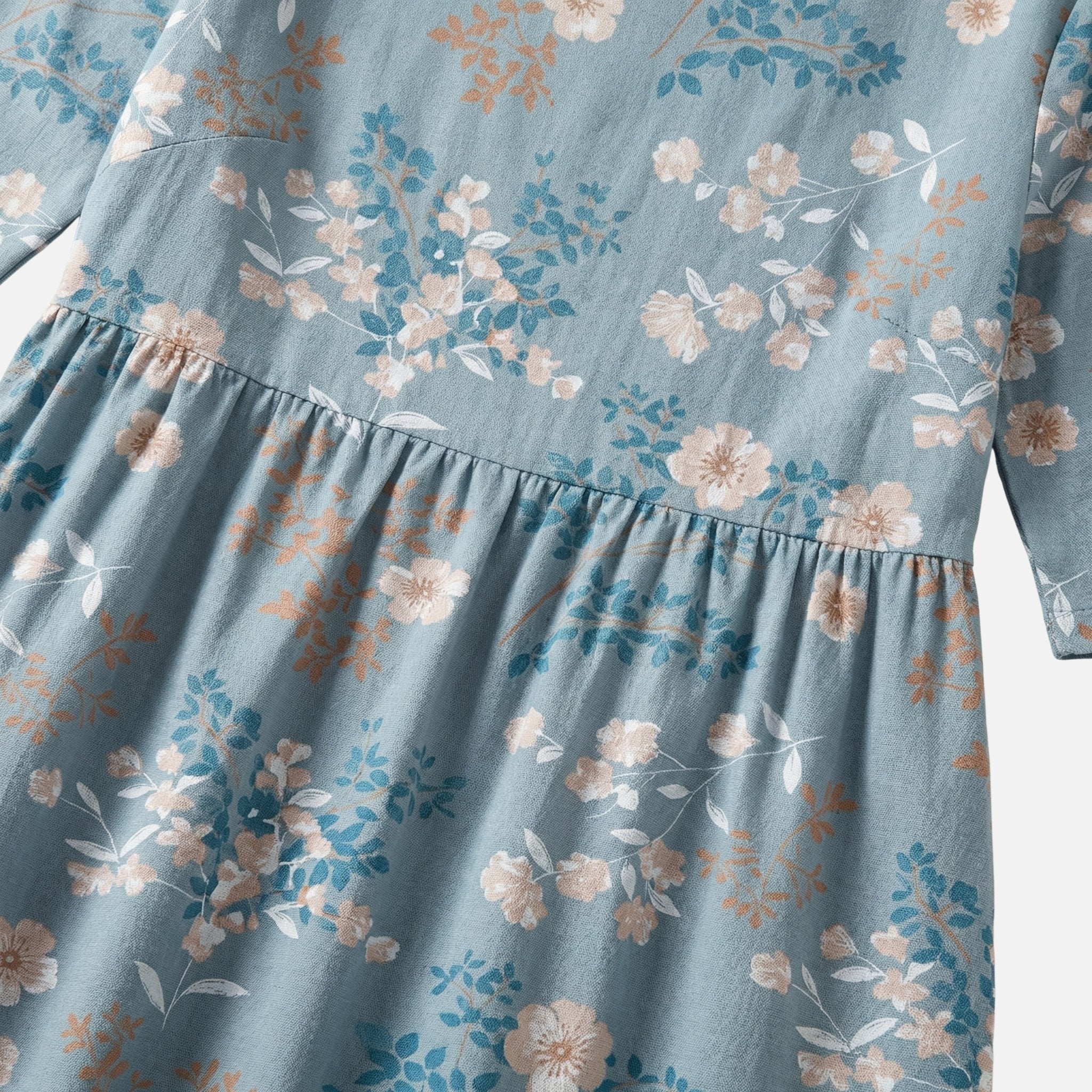 Gertrude | Damen Langes Baumwollkleid Gummizug-Taille – Baumwoll Maxi Alltagskleid - Image 6
