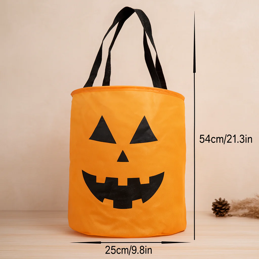 Lanora | Halloween Kürbis-Tragetaschen-Set mit leuchtenden Kürbissen - Image 3