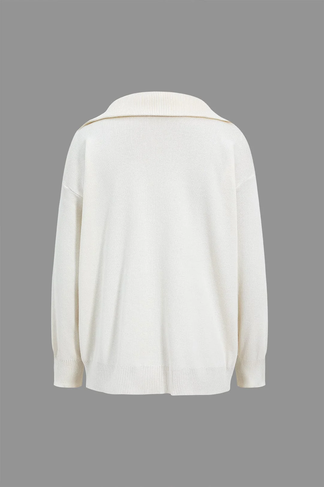 Lara | Zweiteiler-Set mit Oversized-Pullover & Schlitzrock - Image 2