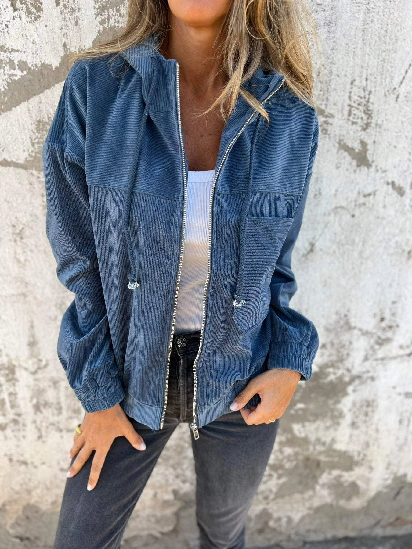 Lässige Damen-Kapuzenjacke | übergangs - Image 5