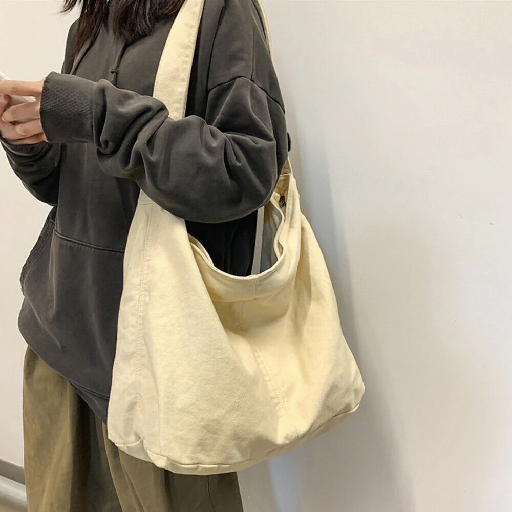 Lässige Damen-Umhängetasche aus robustem und funktionalem Canvas - Image 4