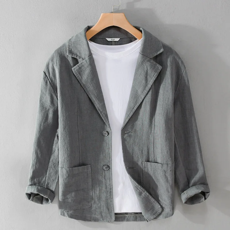 Lässige Herren Leinenjacke - Leandro - Image 4