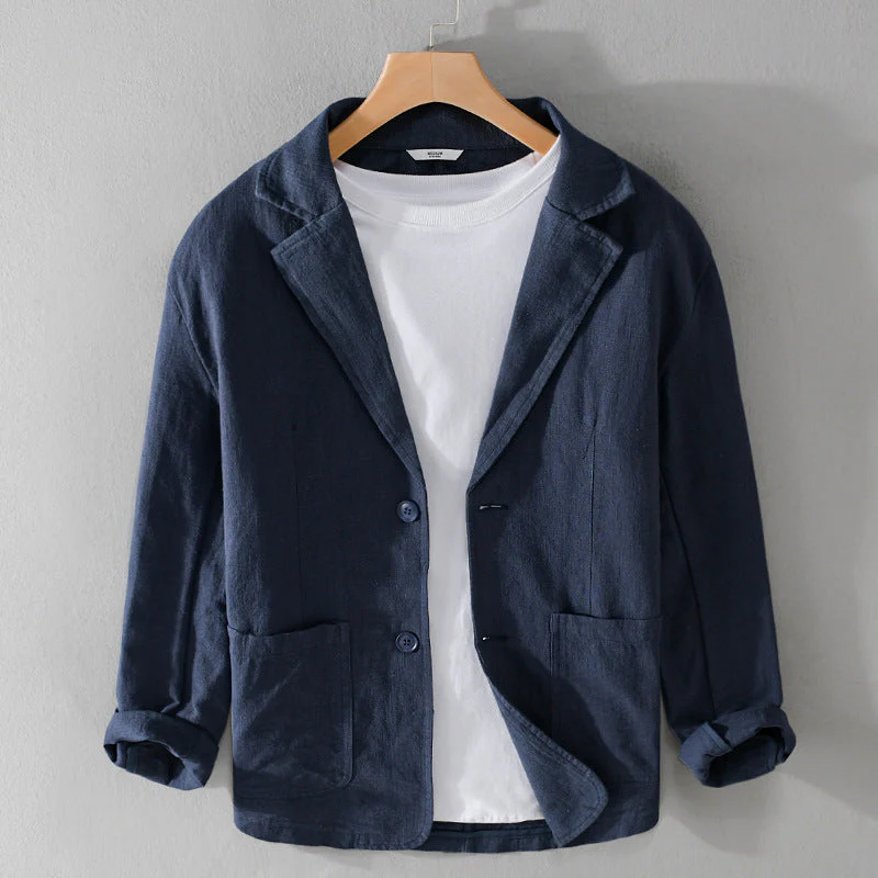 Lässige Herren Leinenjacke - Leandro - Image 6