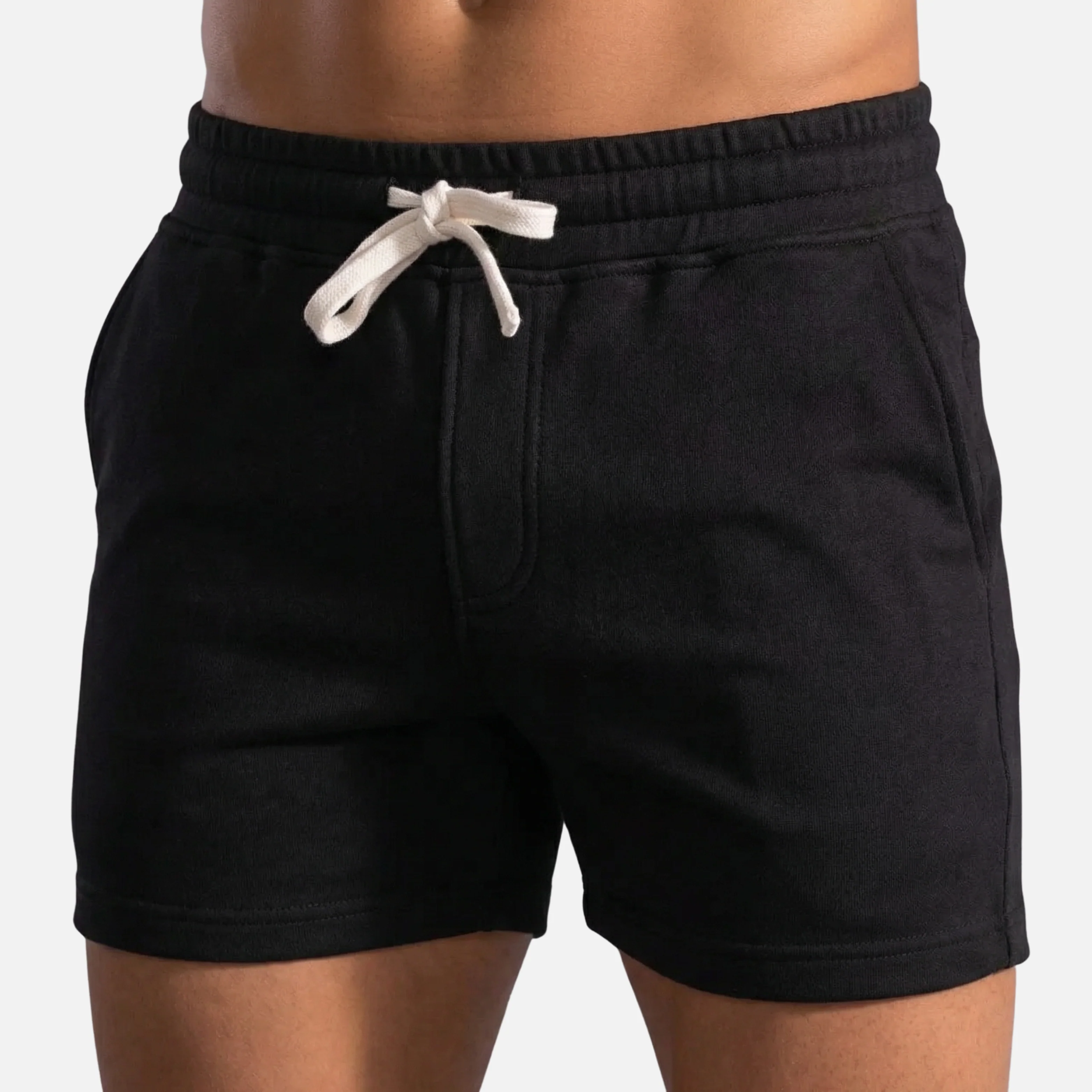 David | Herren Lässige Jogger Shorts Sweat Shorts Taschen – Sweat Shorts Herren - Image 4